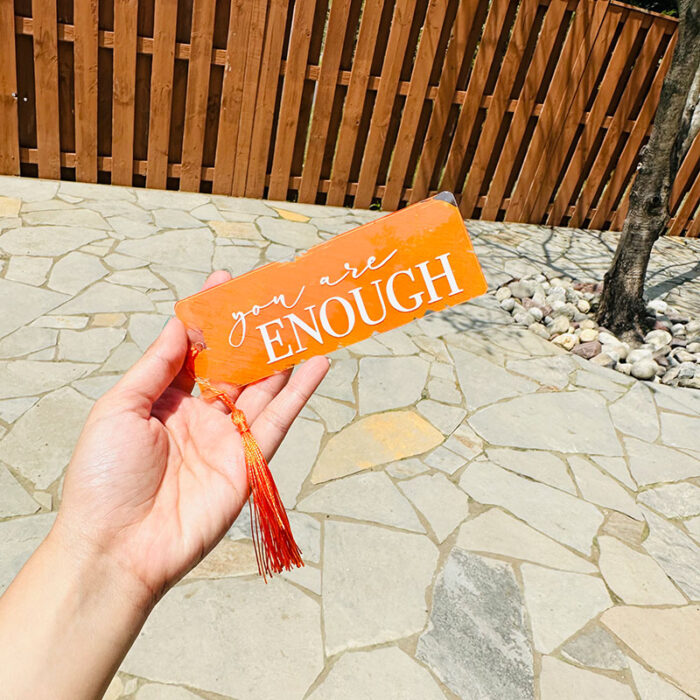 You are Enough I Bookmark I Customizable