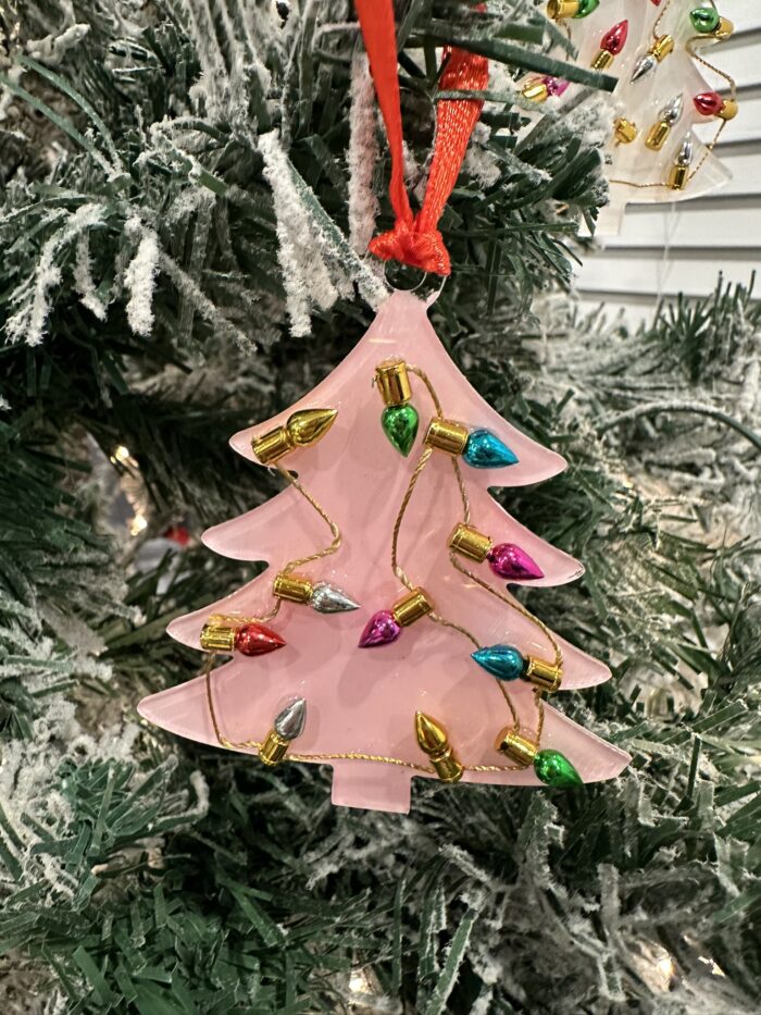 Pink 3-D Ornament