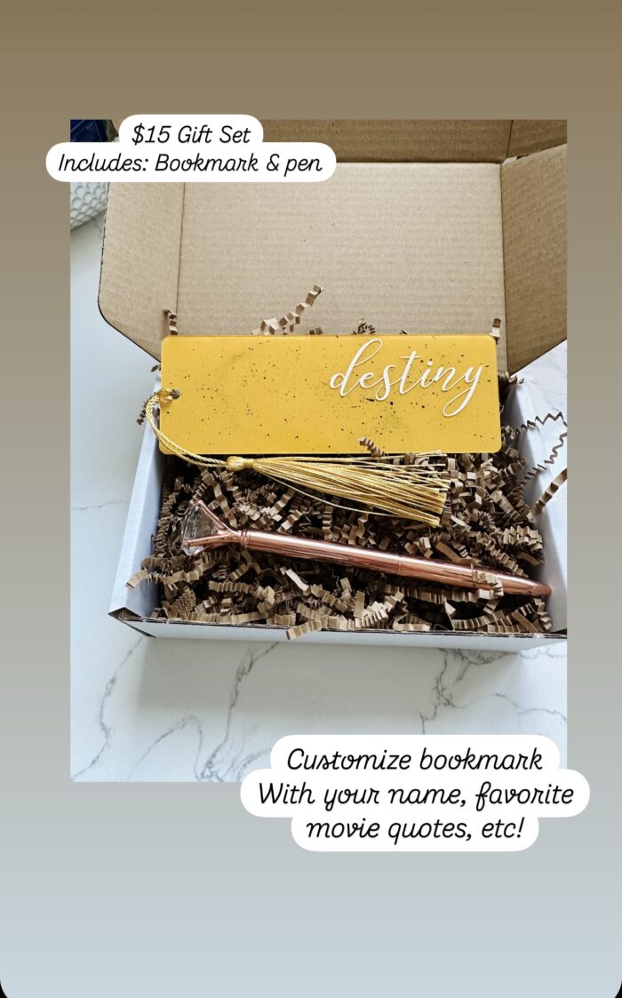 Bookmark I Pen I Gift Set I Customizable