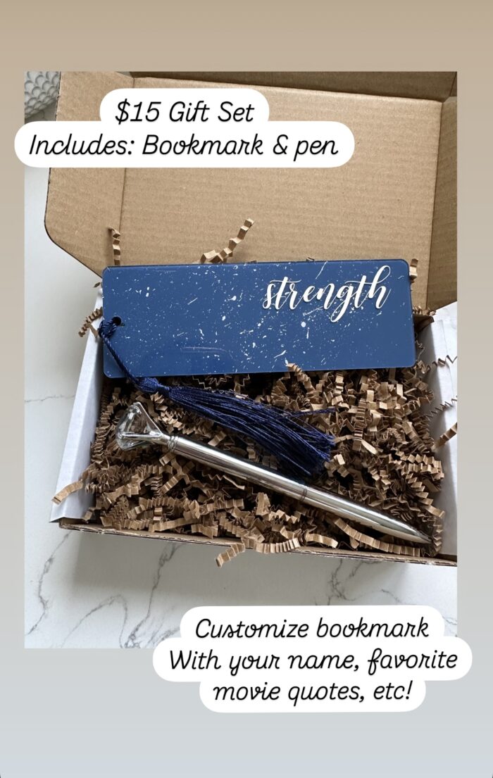 Bookmark I Pen I Gift Set I Customizable